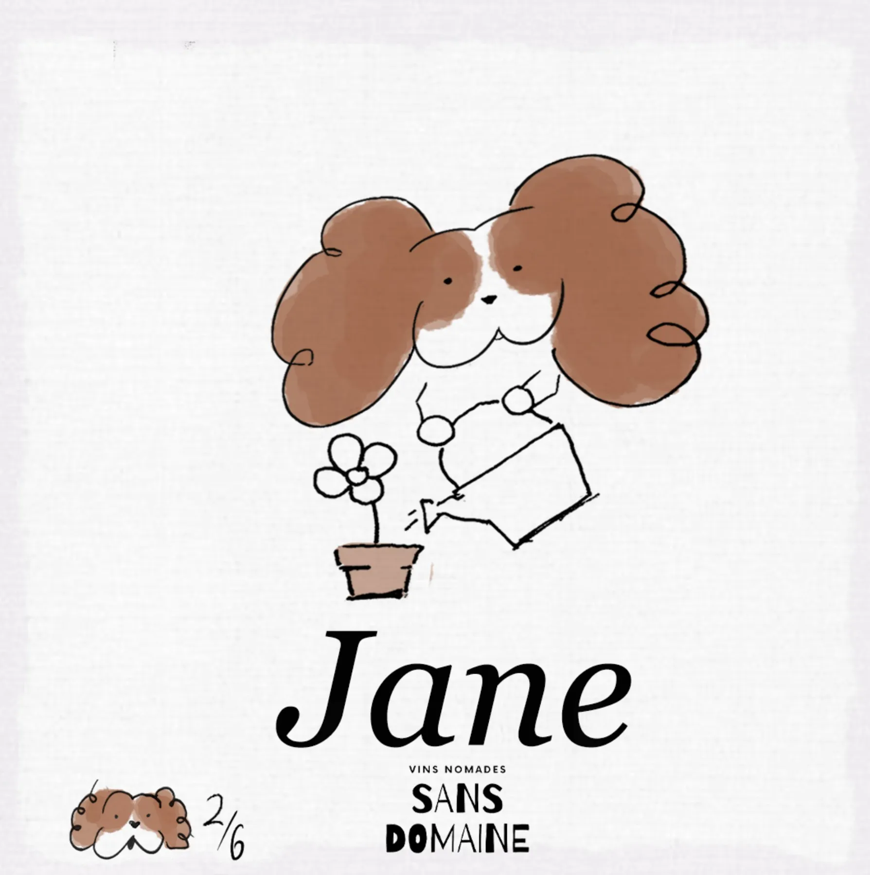 Jane 2/6: la Jane regant una flor